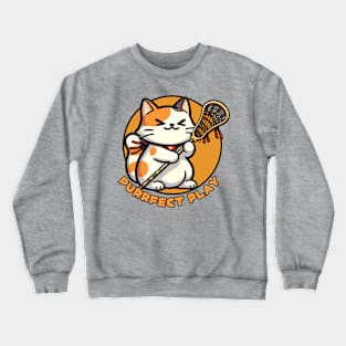 Lacrosse kitty Crewneck Sweatshirt